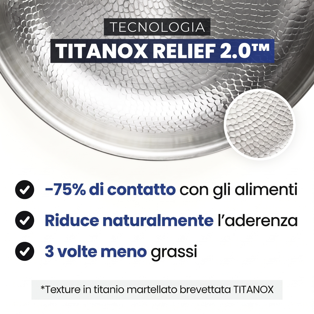 Padella 100% Titanio Puro — TITANOX®