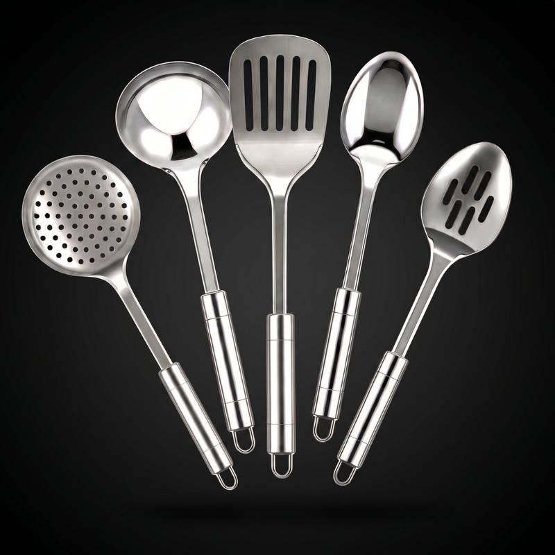 Set 5 Utensili in Acciaio Inox — TITANOX®