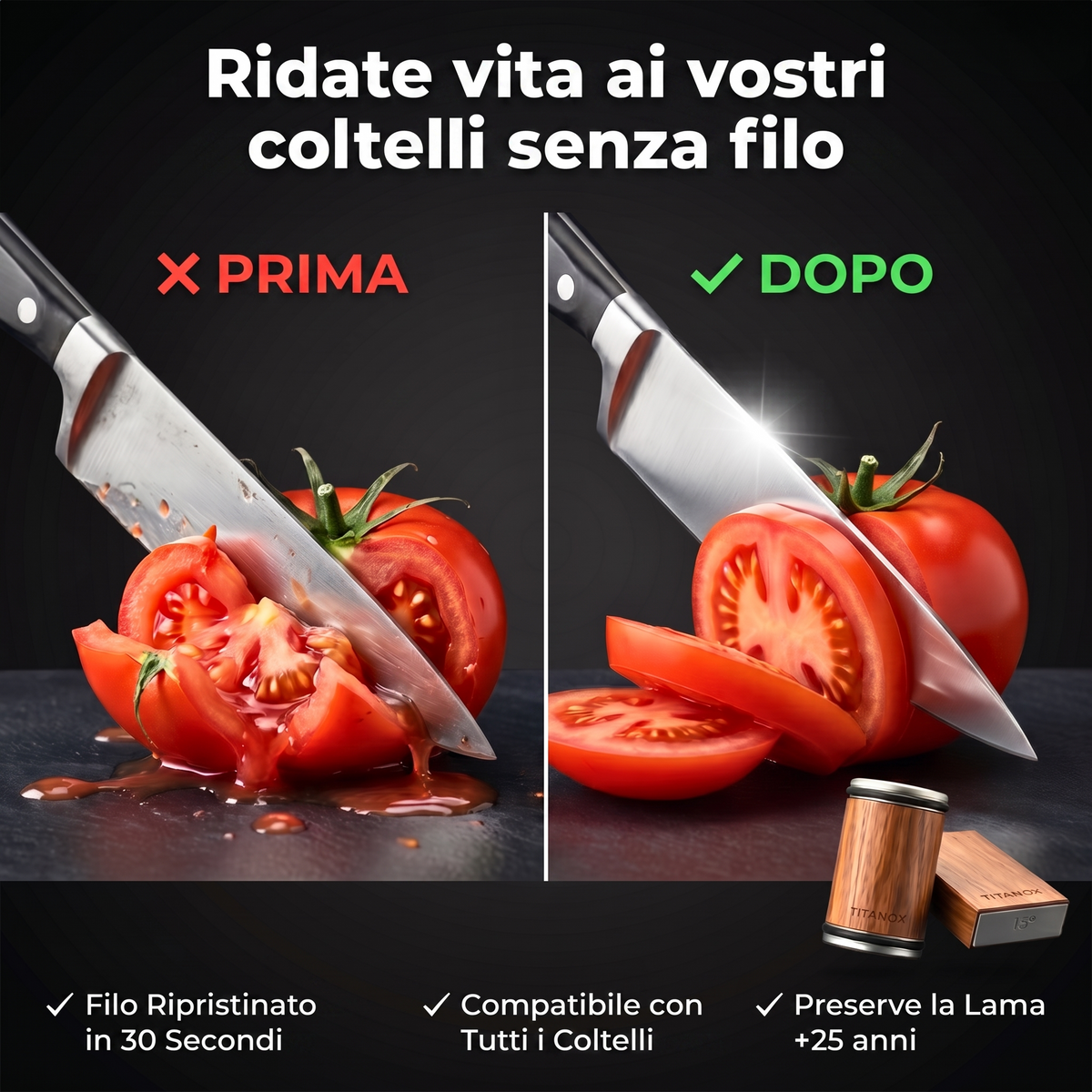 Affilacoltelli Pro — TITANOX®