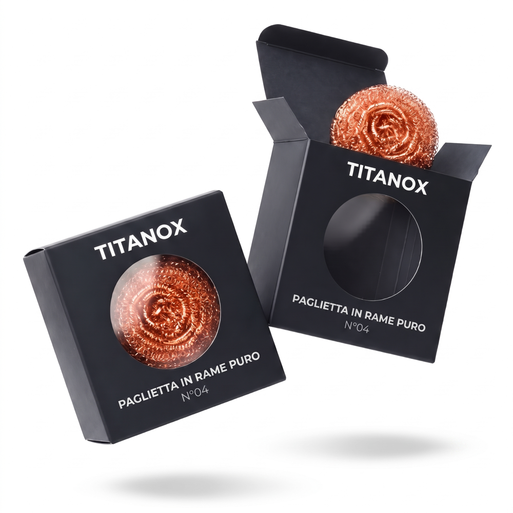 2 Raschietti in Rame Puro — TITANOX®