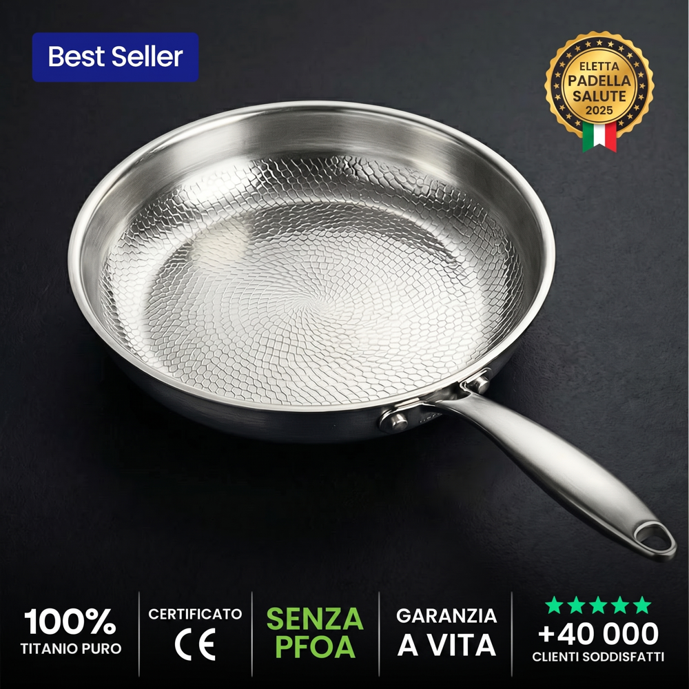 Padella 100% Titanio Puro — TITANOX®
