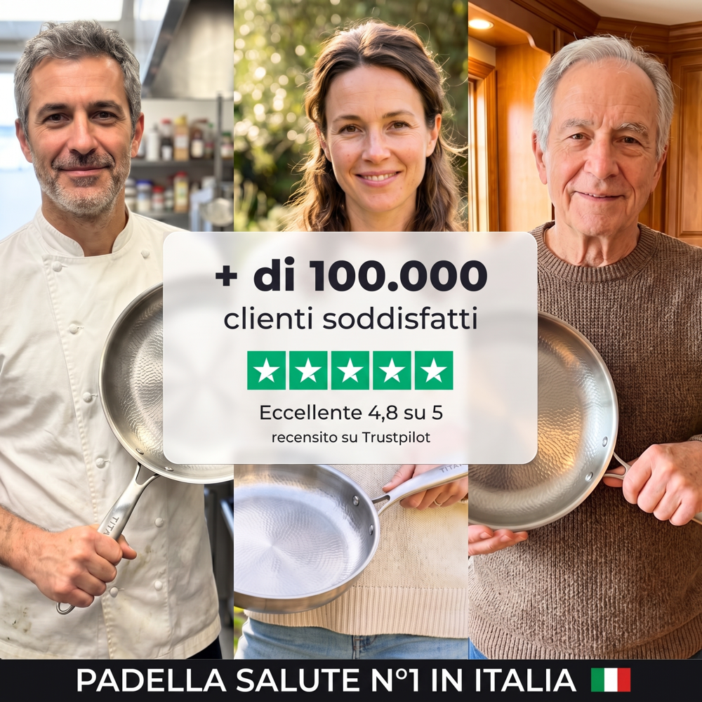 Padella 100% Titanio Puro — TITANOX®