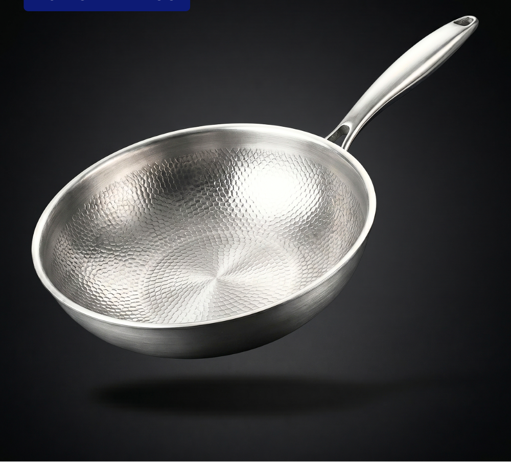 Wok 100% Titanio Puro (28 cm) — TITANOX®